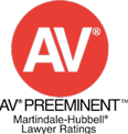 AV Preeminent Martindale-Hubbell lawyer ratings